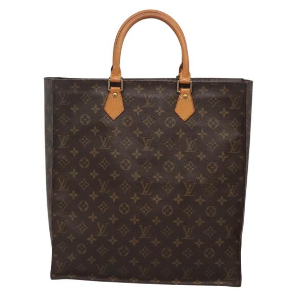 LOUIS VUITTON Monogram Sac Plat Hand Bag M51140 - Picture 3 of 12